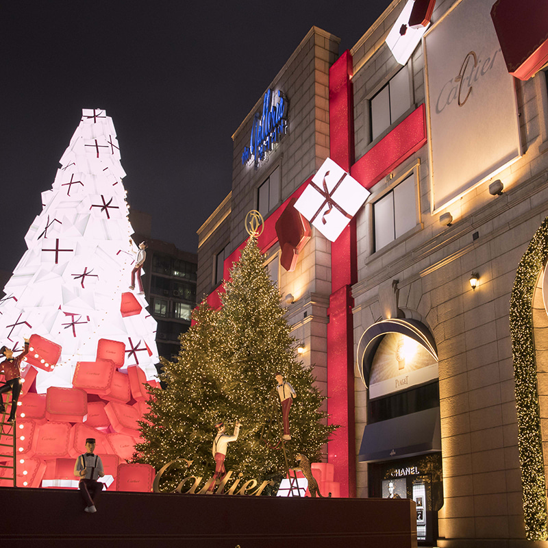 까르띠에 갤러리아 백화점 광장 크리스마스 | 2017
